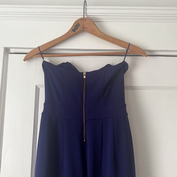 Periwinkle jumpsuit strapless from Xpress in size 2 - Picture 2 of 3